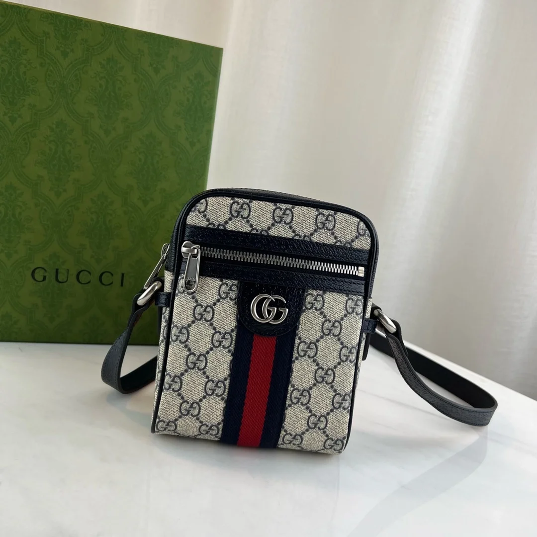 구찌 오피디아 GG 슈프림 베이지 블루