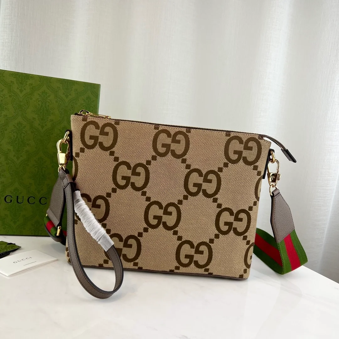 구찌 점보 GG 메신저백