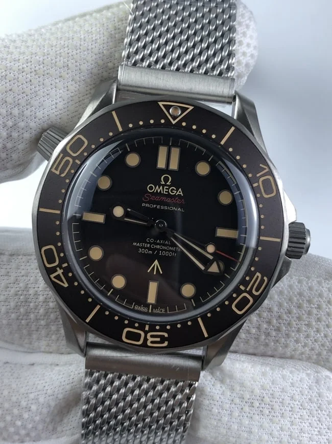 오메가 씨마스터 다이버 300 노타임 티타늄