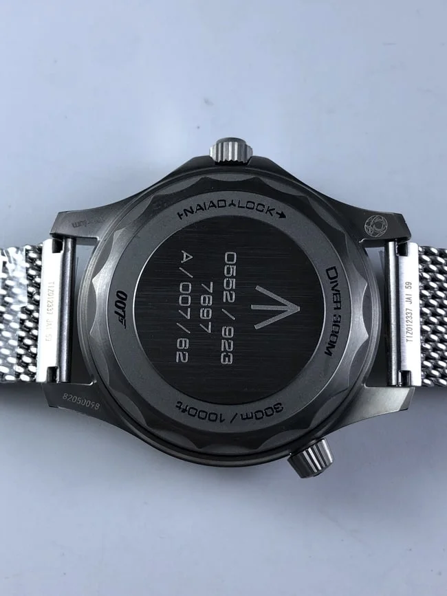 오메가 씨마스터 다이버 300 노타임 티타늄