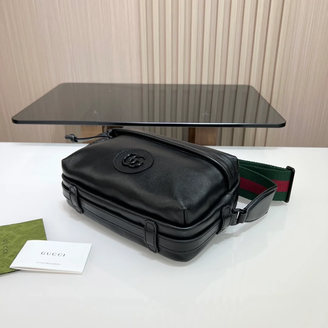 구찌 더블 G 숄더백 블랙