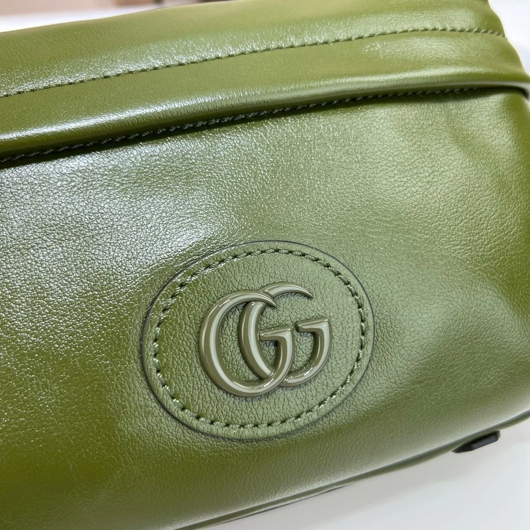 구찌 더블 G 숄더백 그린