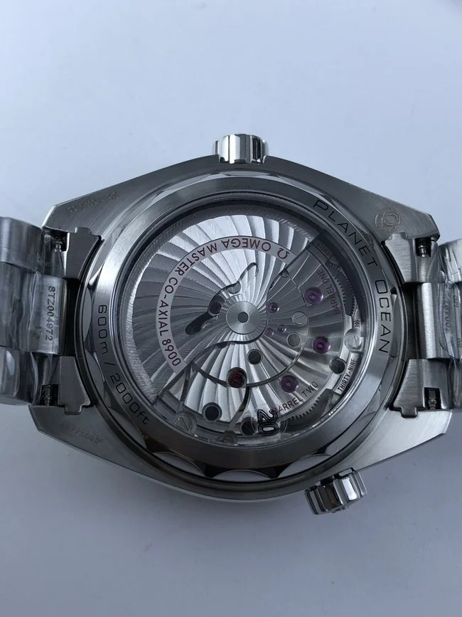 오메가 플래닛오션 블랙 오렌지 다이얼
