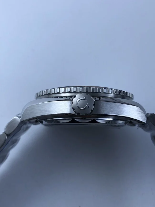 오메가 플래닛오션 블랙 오렌지 다이얼