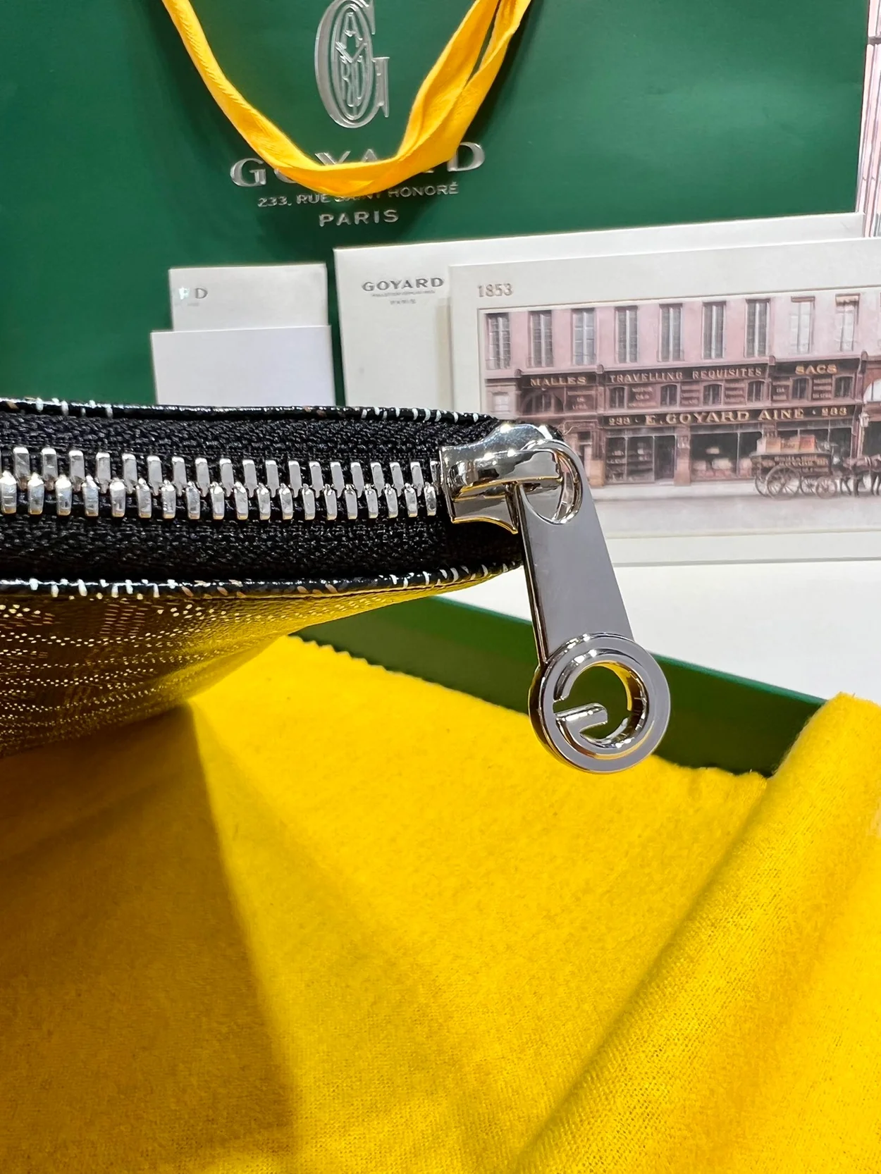 고야드 세나 클러치 MGM 블랙