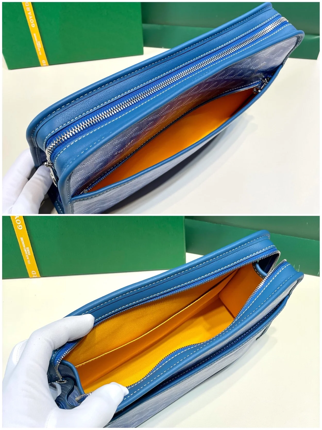 고야드 쥬방스 백 GM 블루