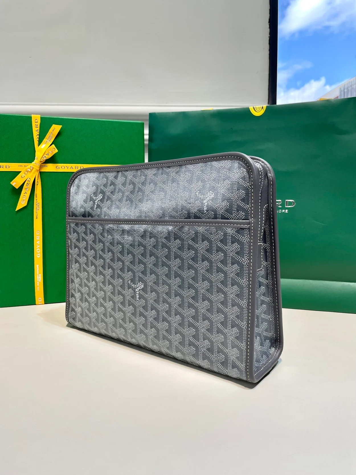 고야드 쥬방스 백 GM 그레이