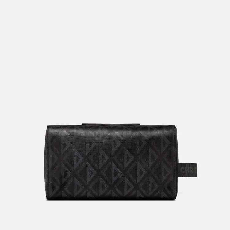 디올 다이아몬드 Lingot 토일레트리 케이스 블랙