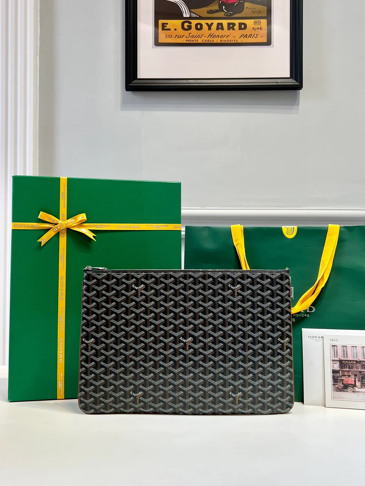 고야드 세나 클러치 MGM 탄