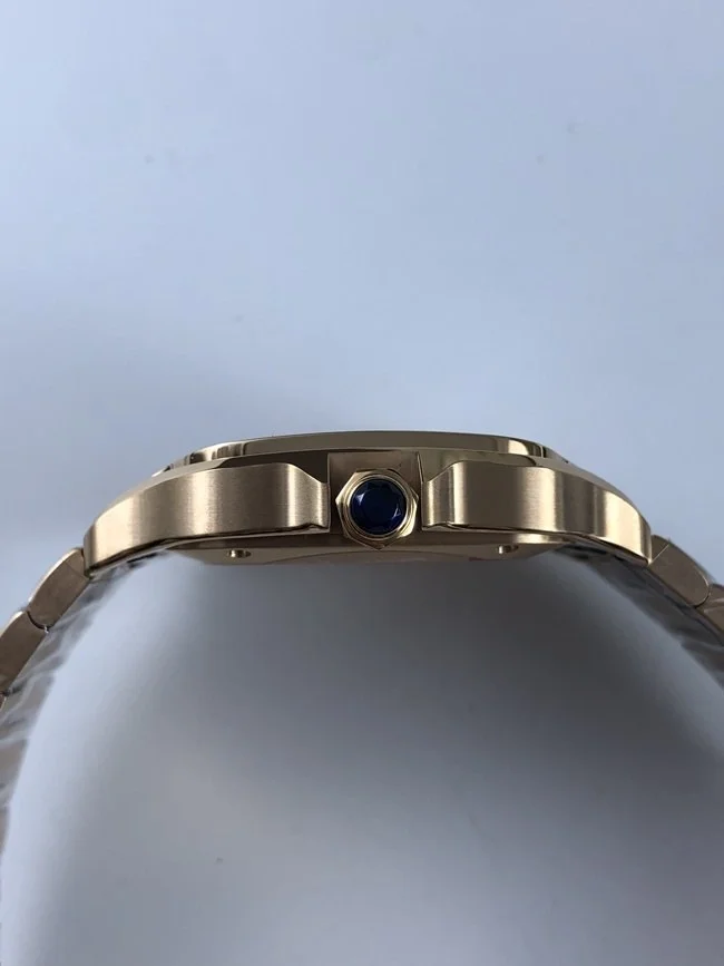 까르띠에 산토스 35mm 미디움 로즈골드