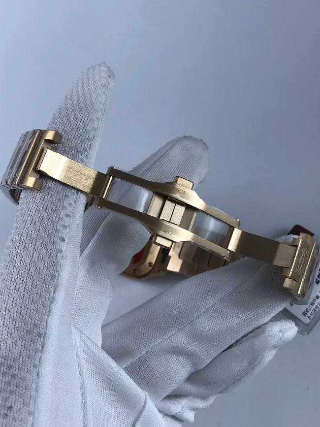 까르띠에 산토스 35mm 미디움 로즈골드