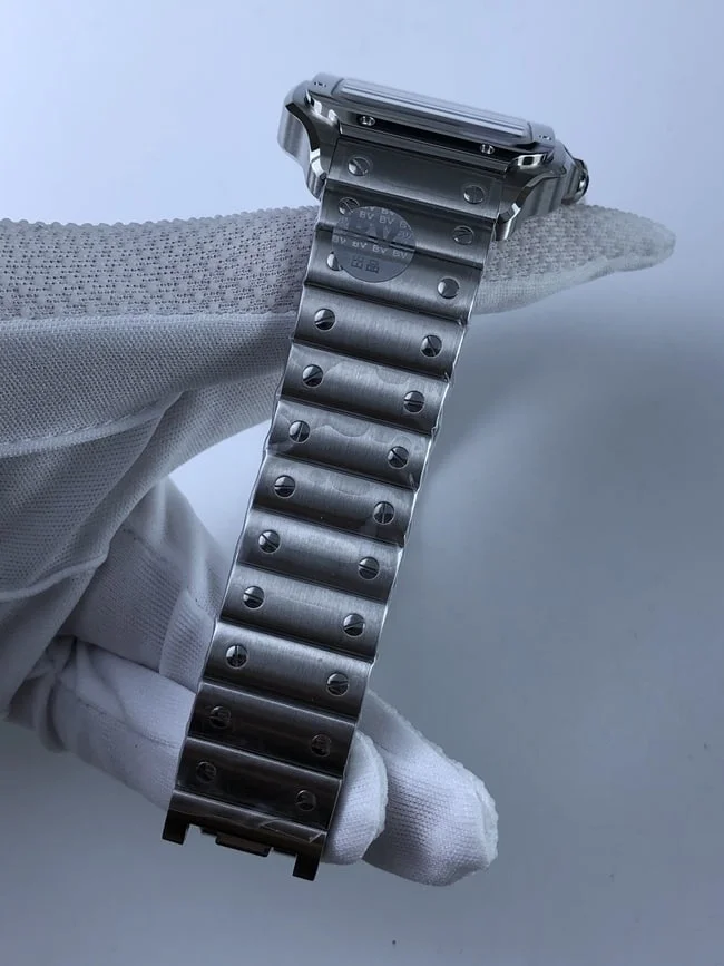 까르띠에 산토스 40mm 라지 블루다이얼