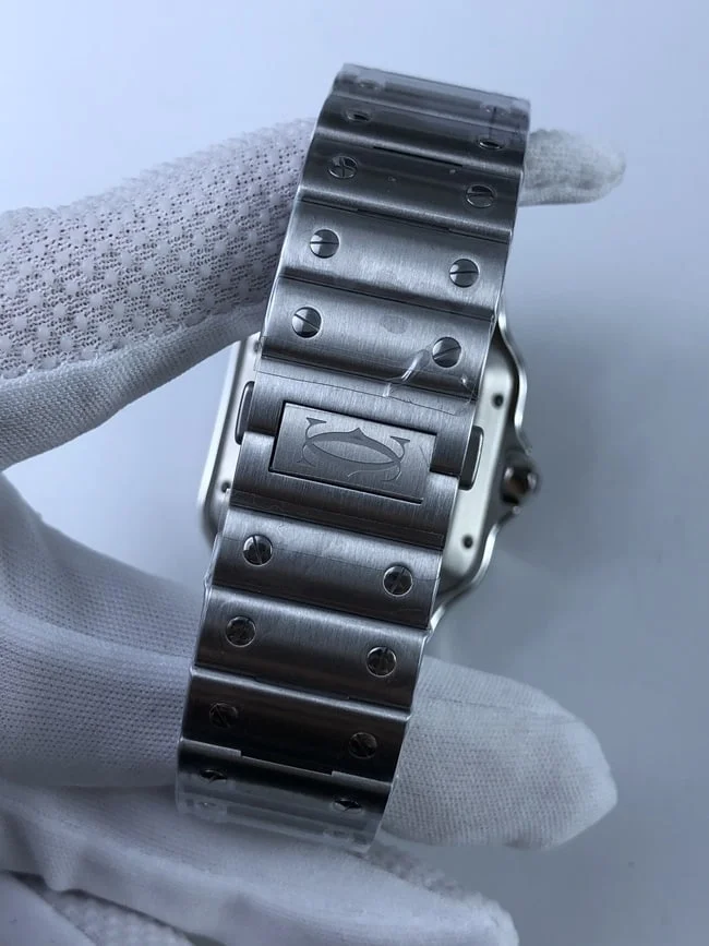 까르띠에 산토스 40mm 라지 블루다이얼