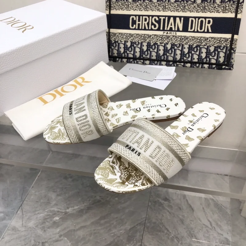 디올 Dway 뮬 베이지