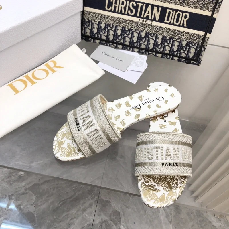 디올 Dway 뮬 베이지