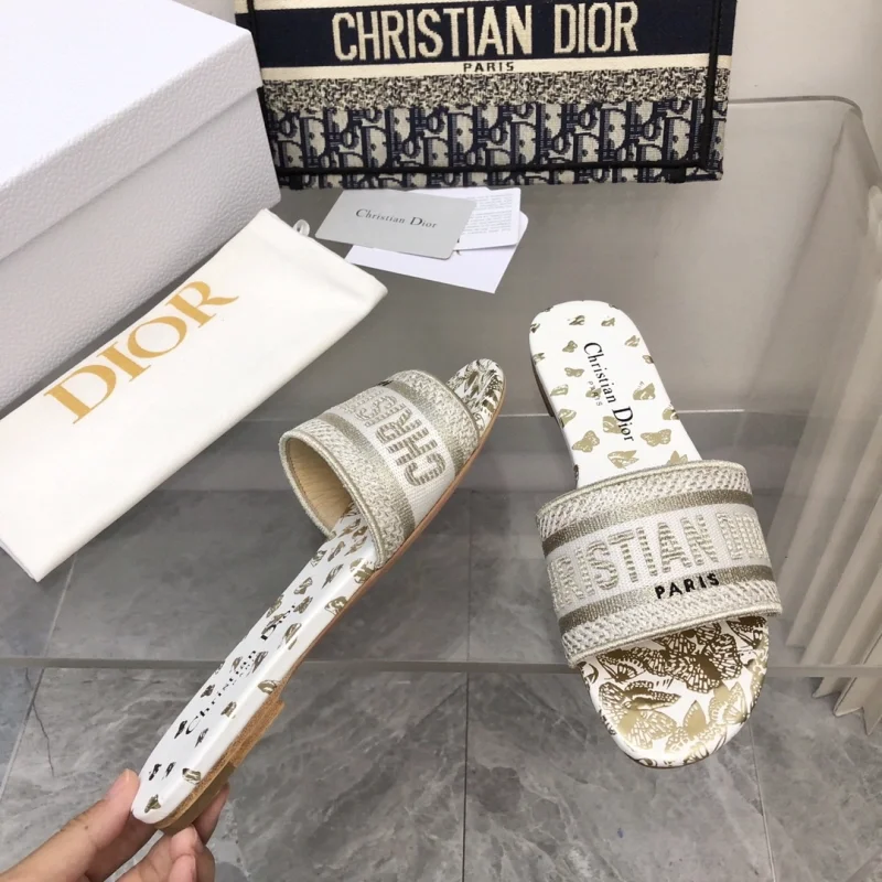 디올 Dway 뮬 베이지