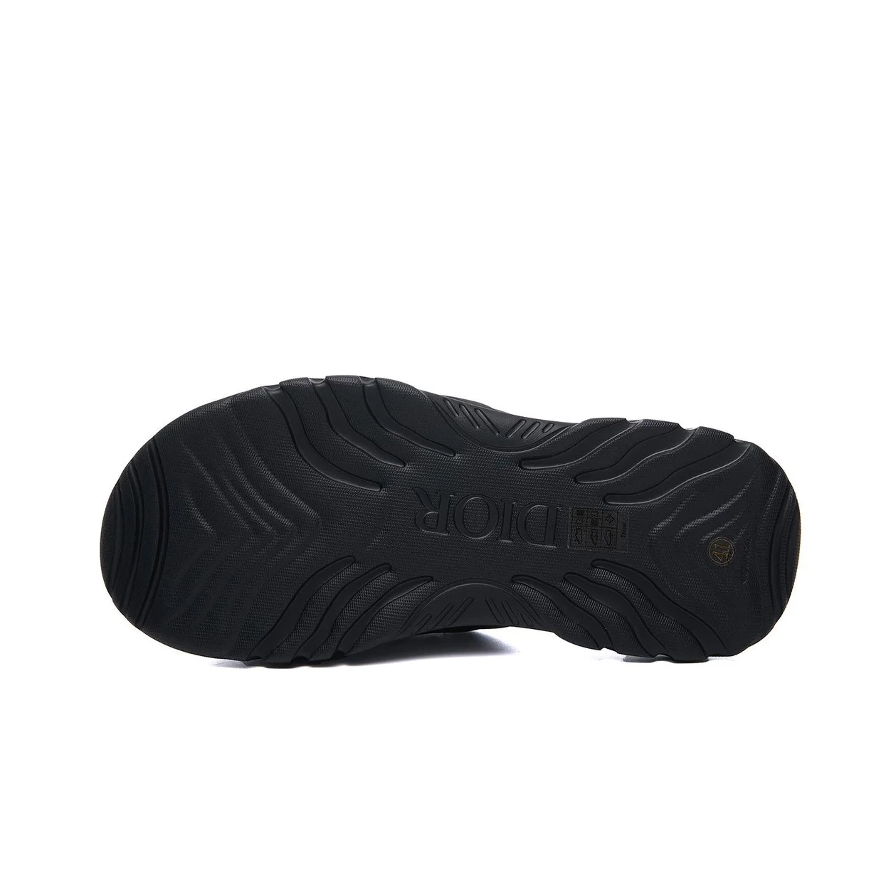 디올 H-TOWN 샌들 블랙 러버 & 베이지