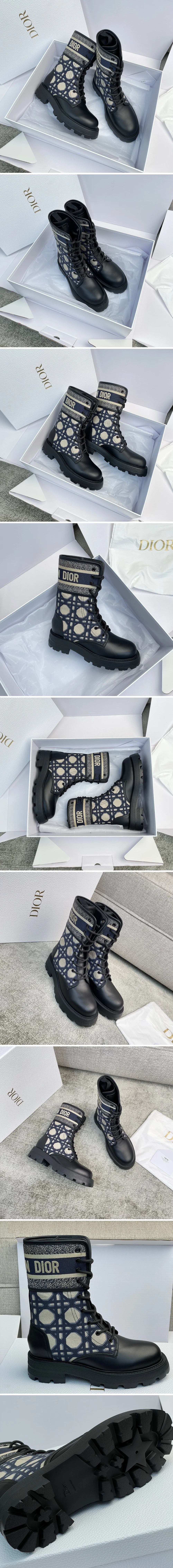 디올 메이저 디 카나쥬 코튼 부츠