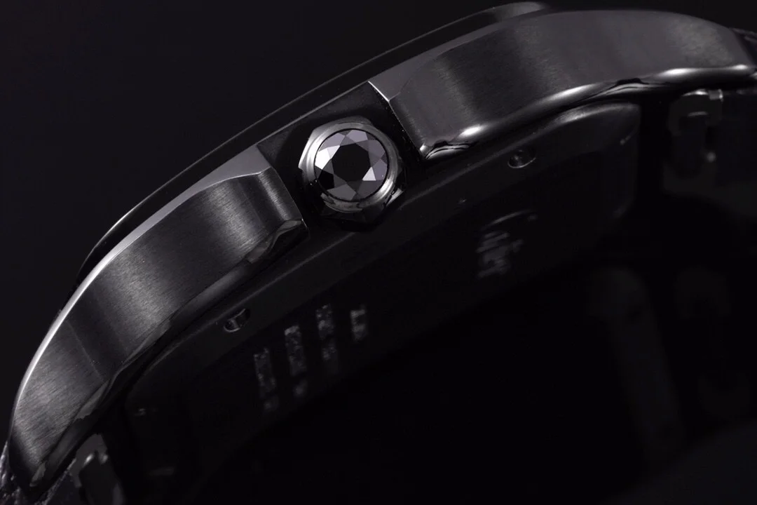 까르띠에 산토스 40mm 라지 블랙스트랩