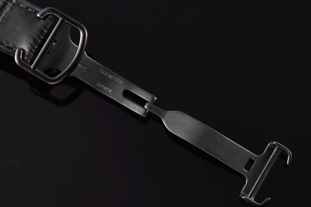 까르띠에 산토스 40mm 라지 블랙스트랩