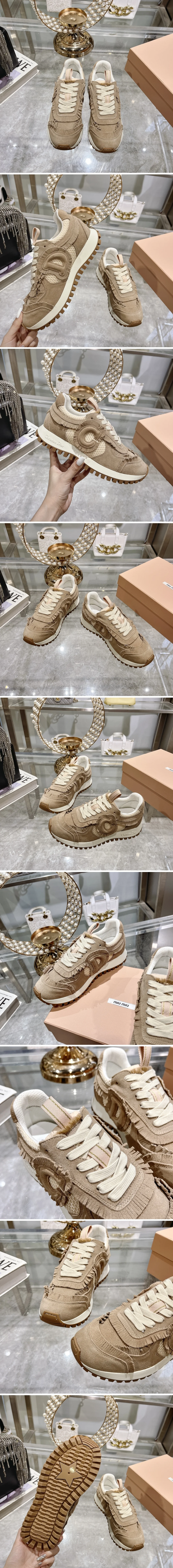 디올 C'est Dior 누드 스웨이드 스니커즈 상세 이미지 2