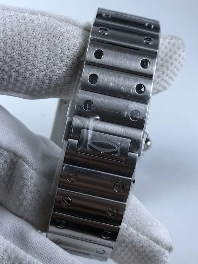 까르띠에 산토스 40mm 라지 블랙다이얼