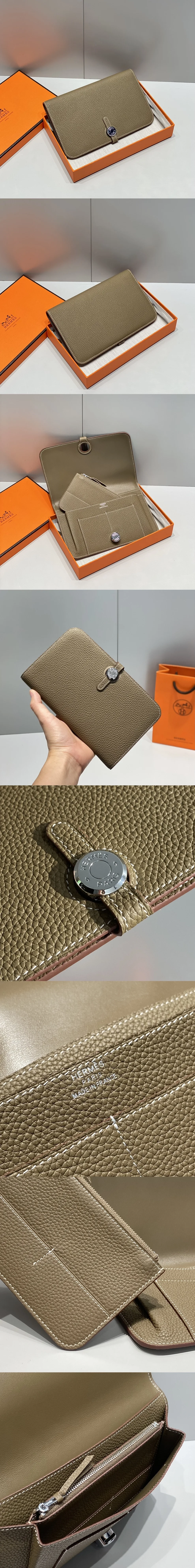 에르메스 도곤 듀오 장지갑