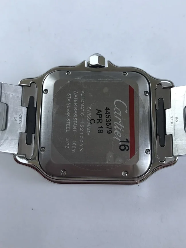 까르띠에 산토스 40mm 라지 옐로우 골드