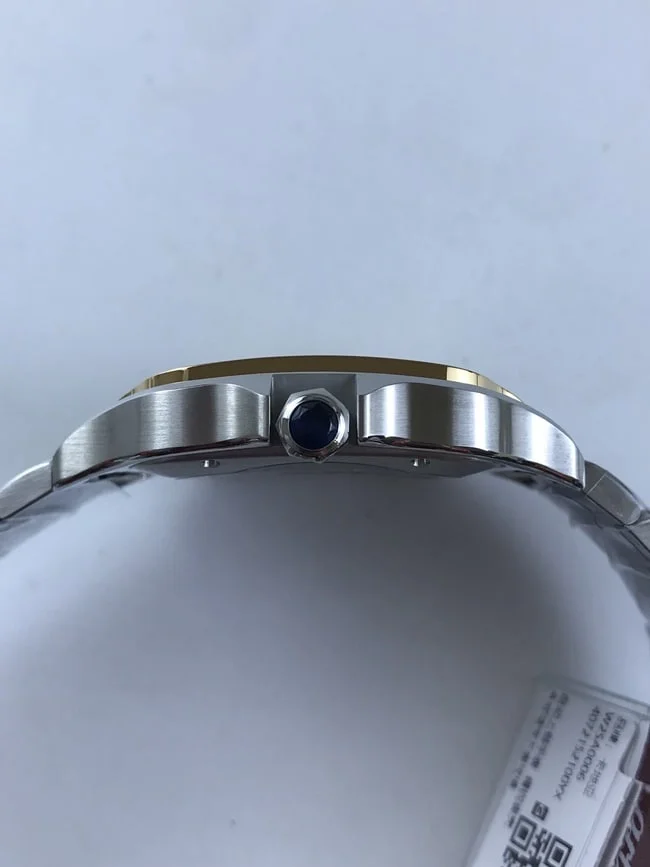 까르띠에 산토스 40mm 라지 옐로우 골드