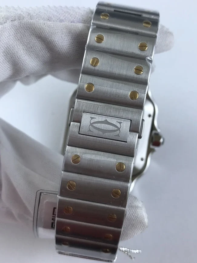 까르띠에 산토스 40mm 라지 옐로우 골드