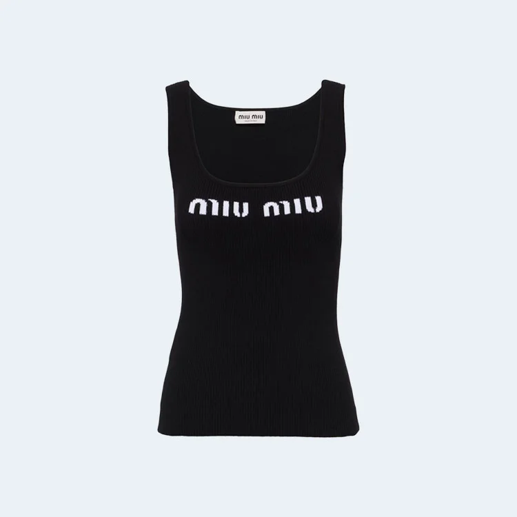 미우미우 니트 탱크 톱