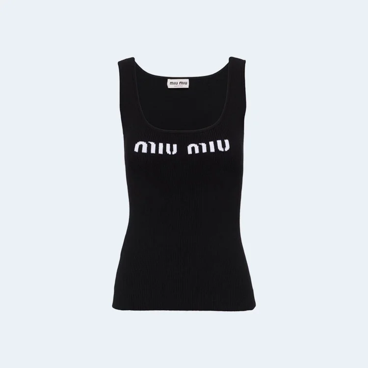 미우미우 니트 탱크 톱