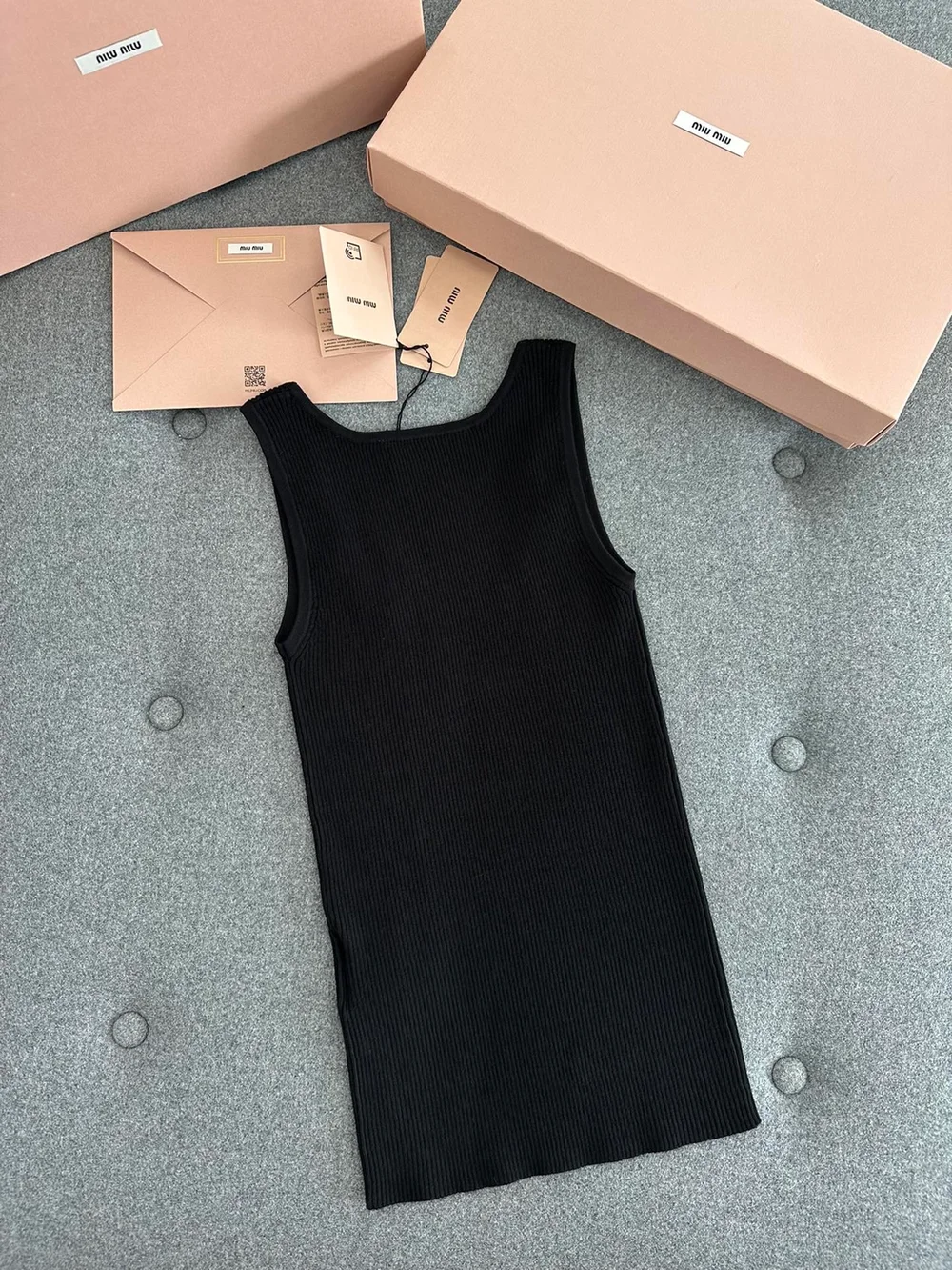 미우미우 니트 탱크 톱