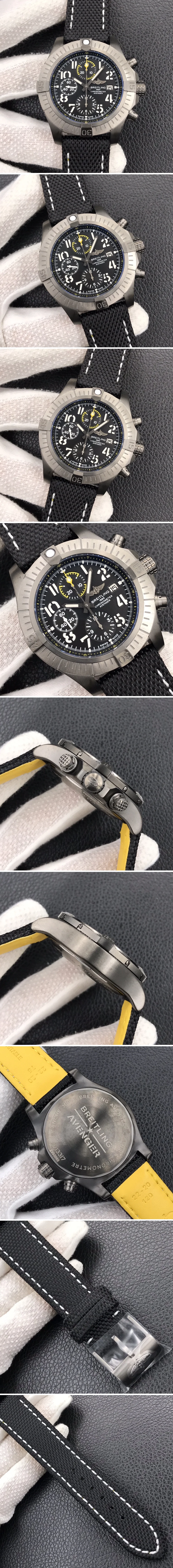 브라이틀링 어벤저 크로노그래프 블랙