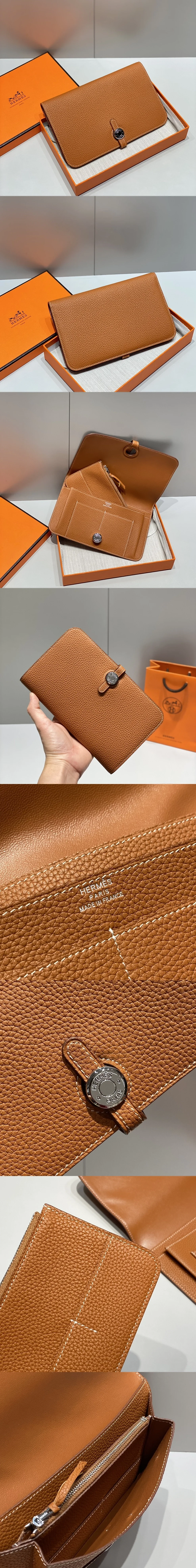 에르메스 도곤 듀오 장지갑