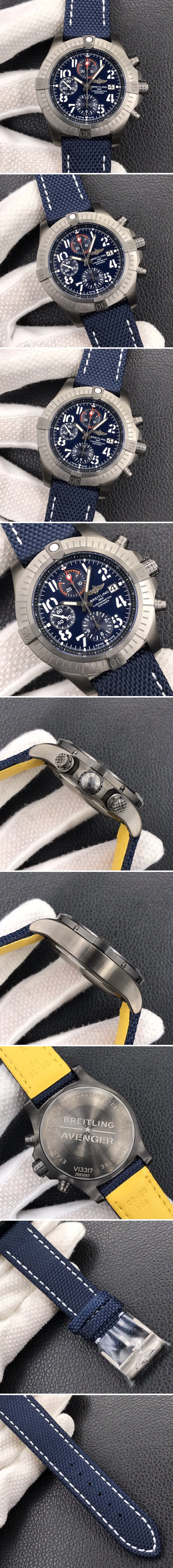 브라이틀링 어벤저 크로노그래프 청판