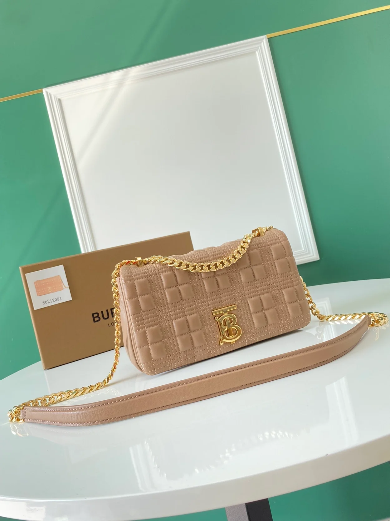 버버리 스몰 퀄팅 롤라백