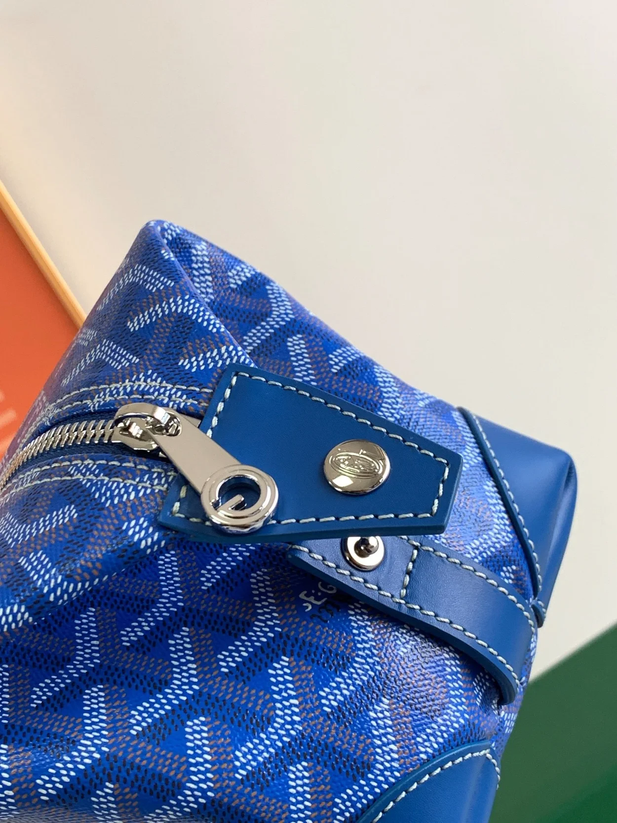 고야드 볼링 25 클러치 블루