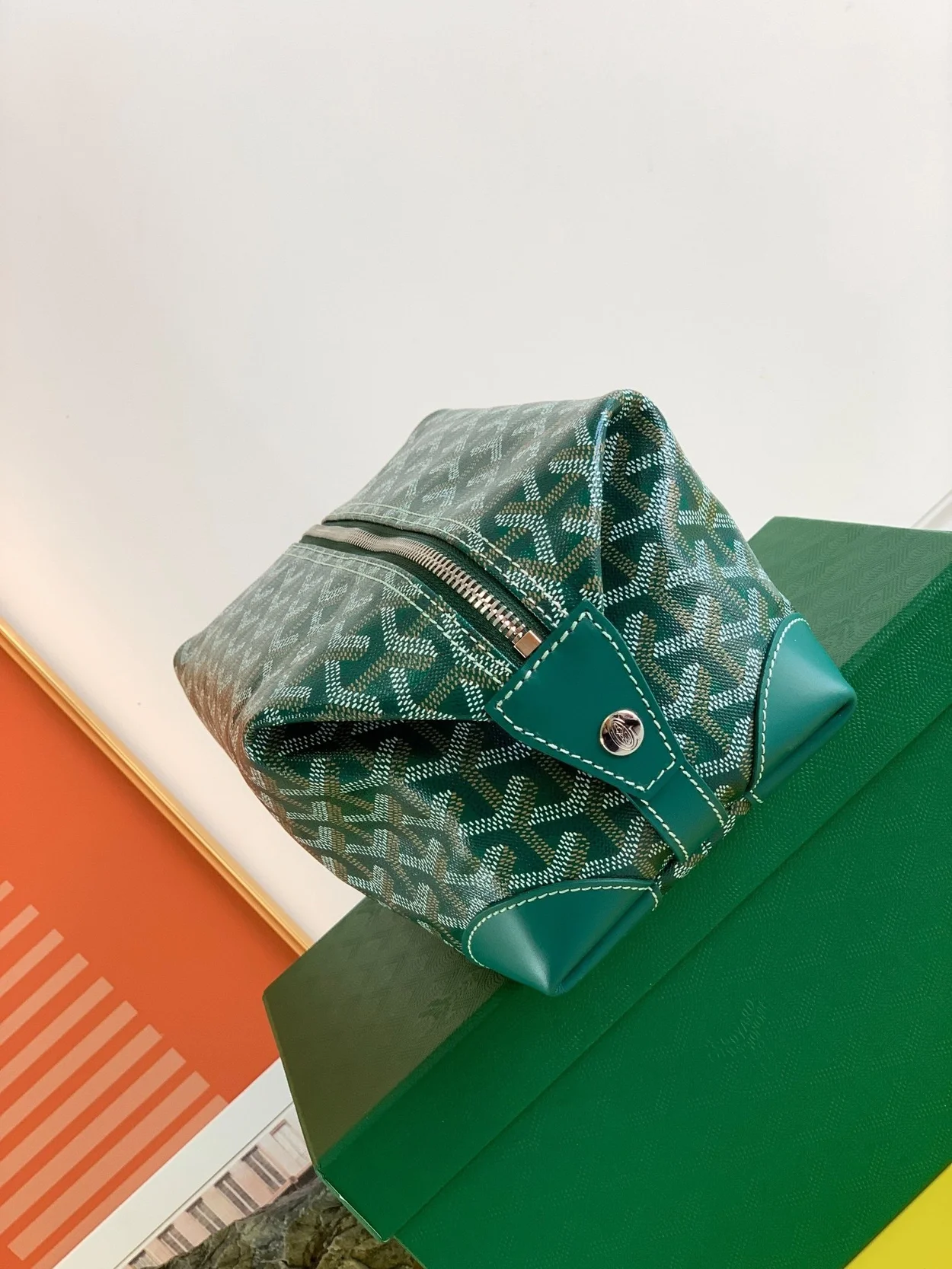 고야드 볼링 25 클러치 그린