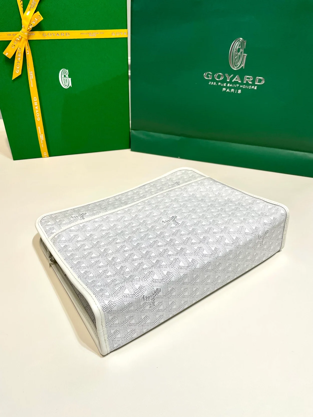 고야드 쥬방스 백 GM 화이트