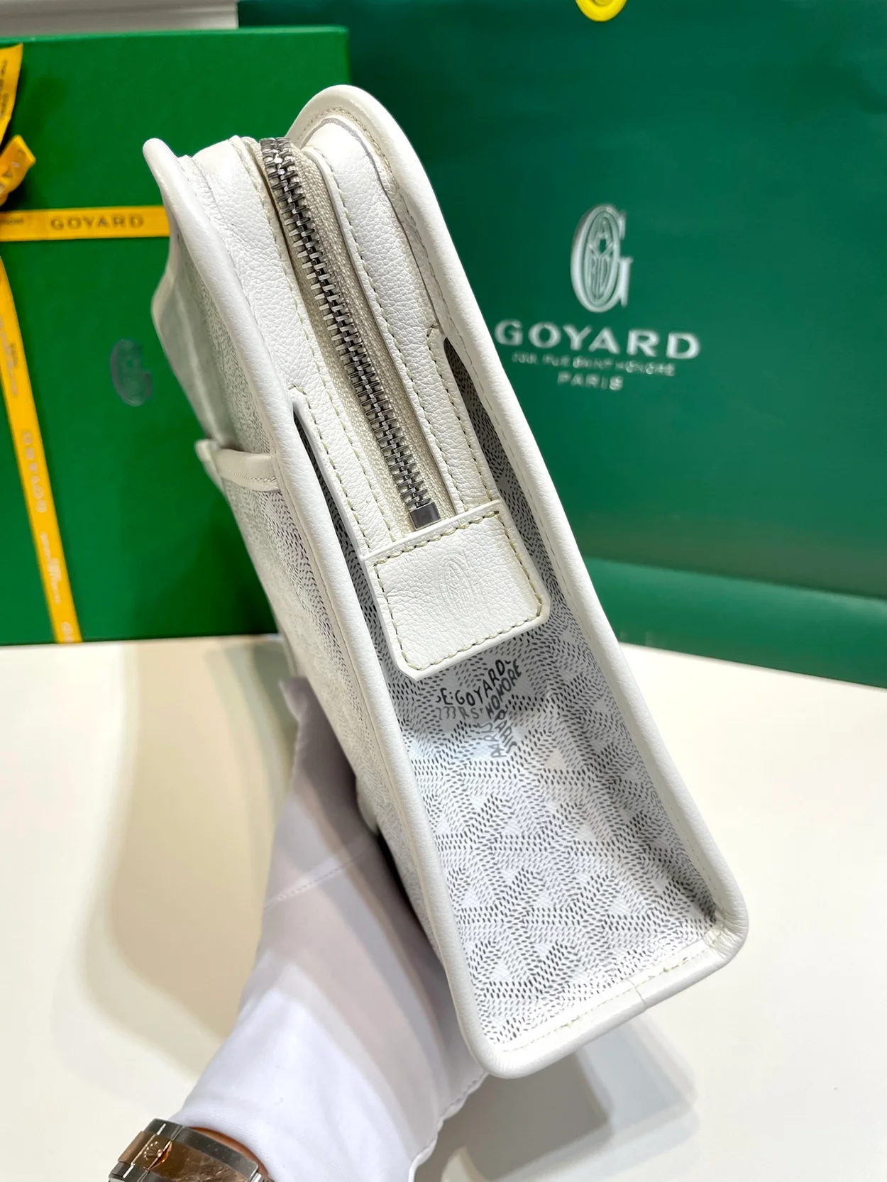 고야드 쥬방스 백 GM 화이트