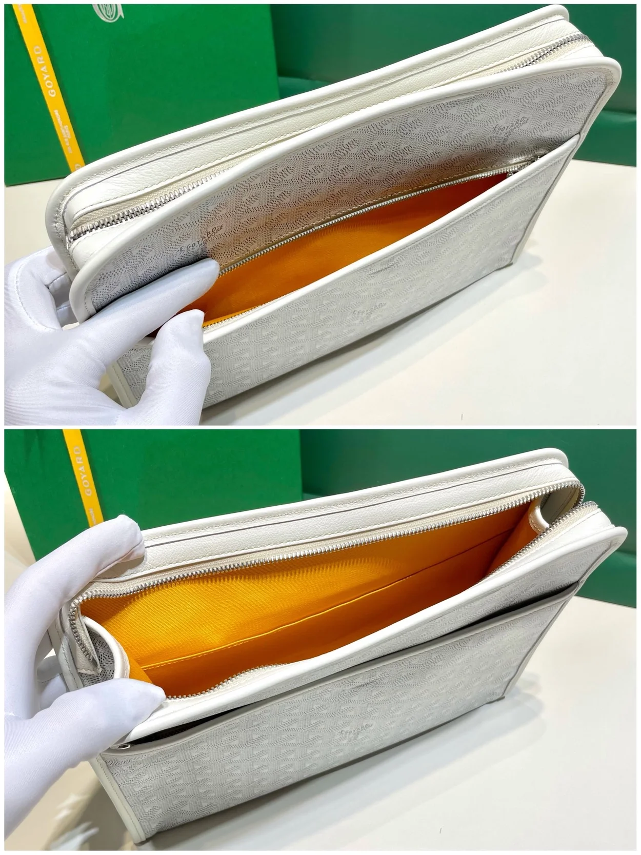 고야드 쥬방스 백 GM 화이트