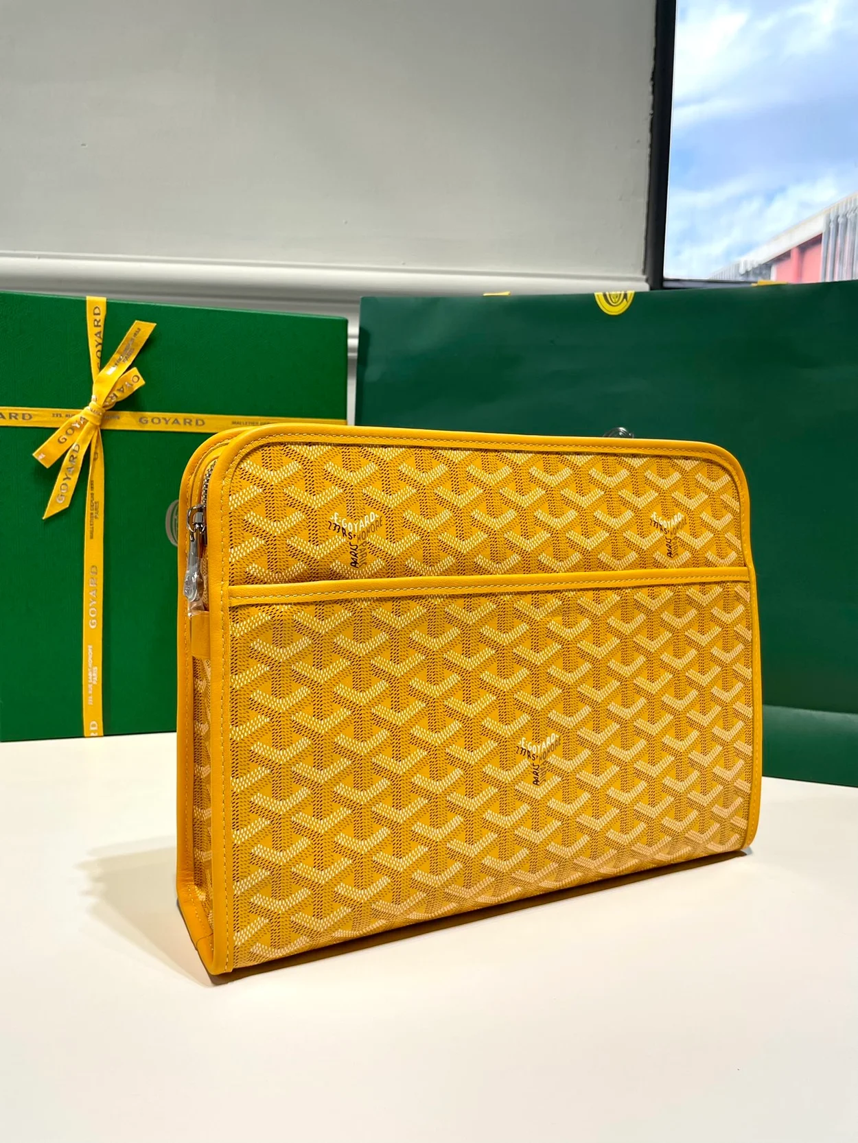 고야드 쥬방스 백 GM 옐로우