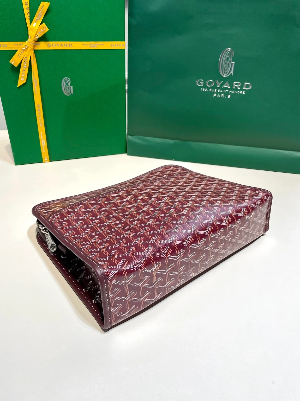 고야드 쥬방스 백 GM 버건디