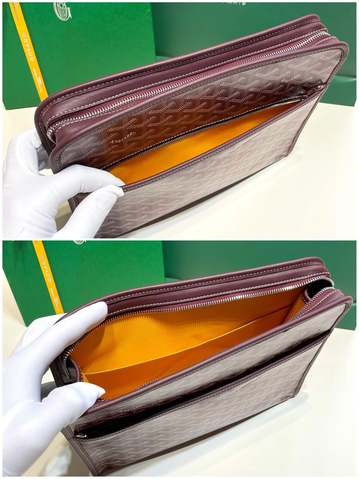 고야드 쥬방스 백 GM 버건디