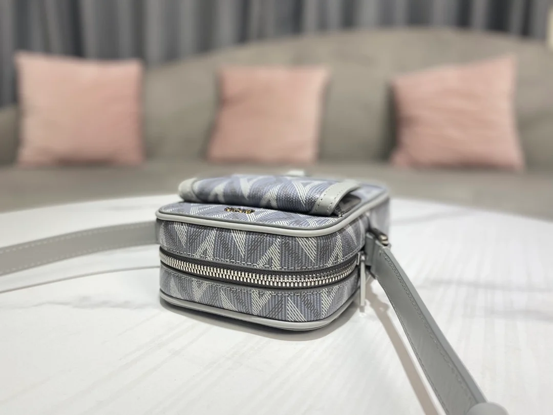 디올 힛 더 로드 버티컬 파우치 그레이