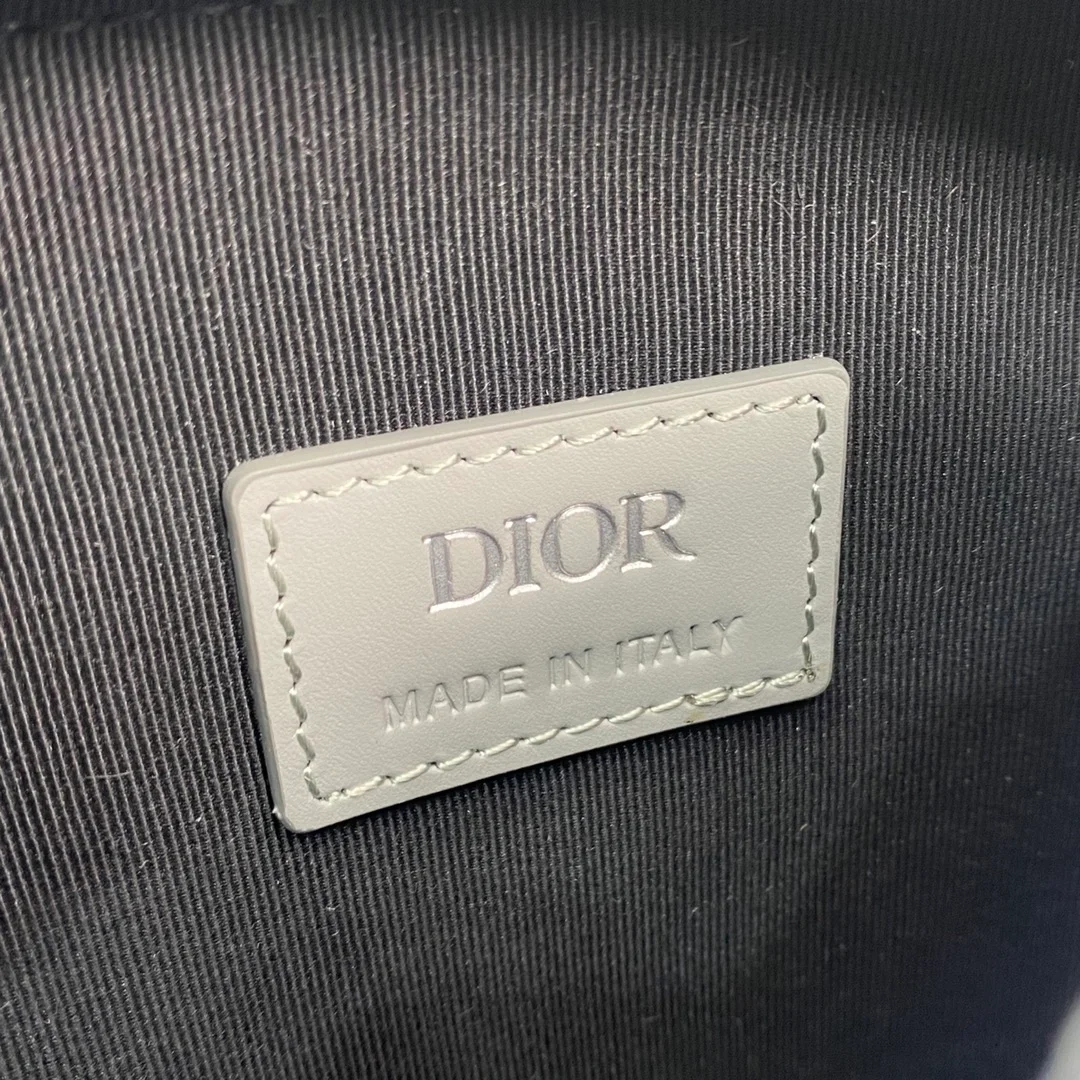 디올 힛 더 로드 버티컬 파우치 그레이