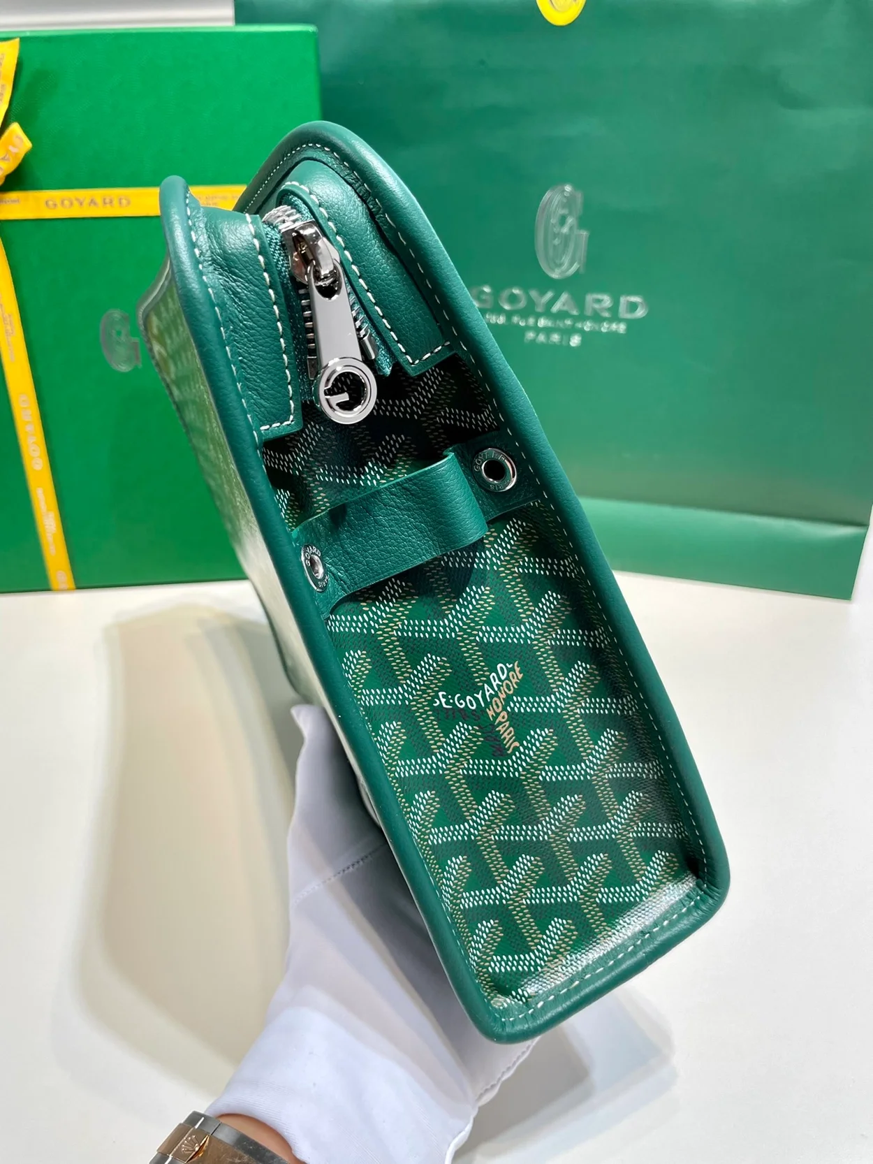 고야드 쥬방스 백 GM 그린