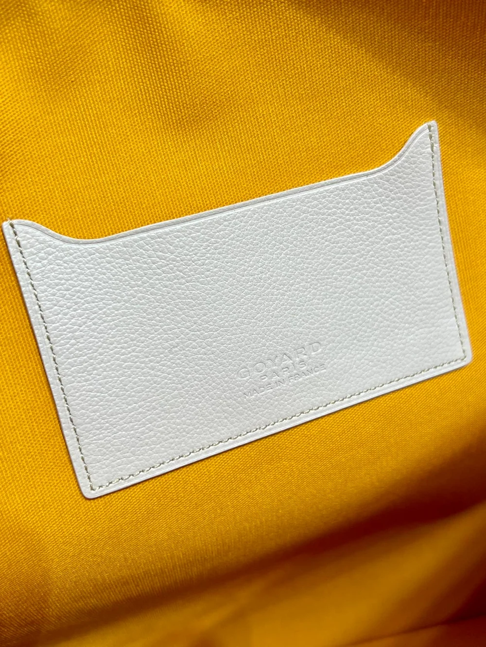 고야드 세나 클러치 MGM 화이트