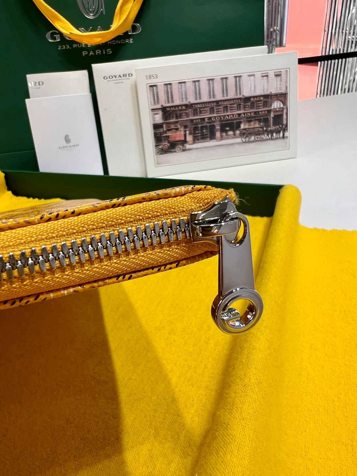 고야드 세나 클러치 MGM 옐로우